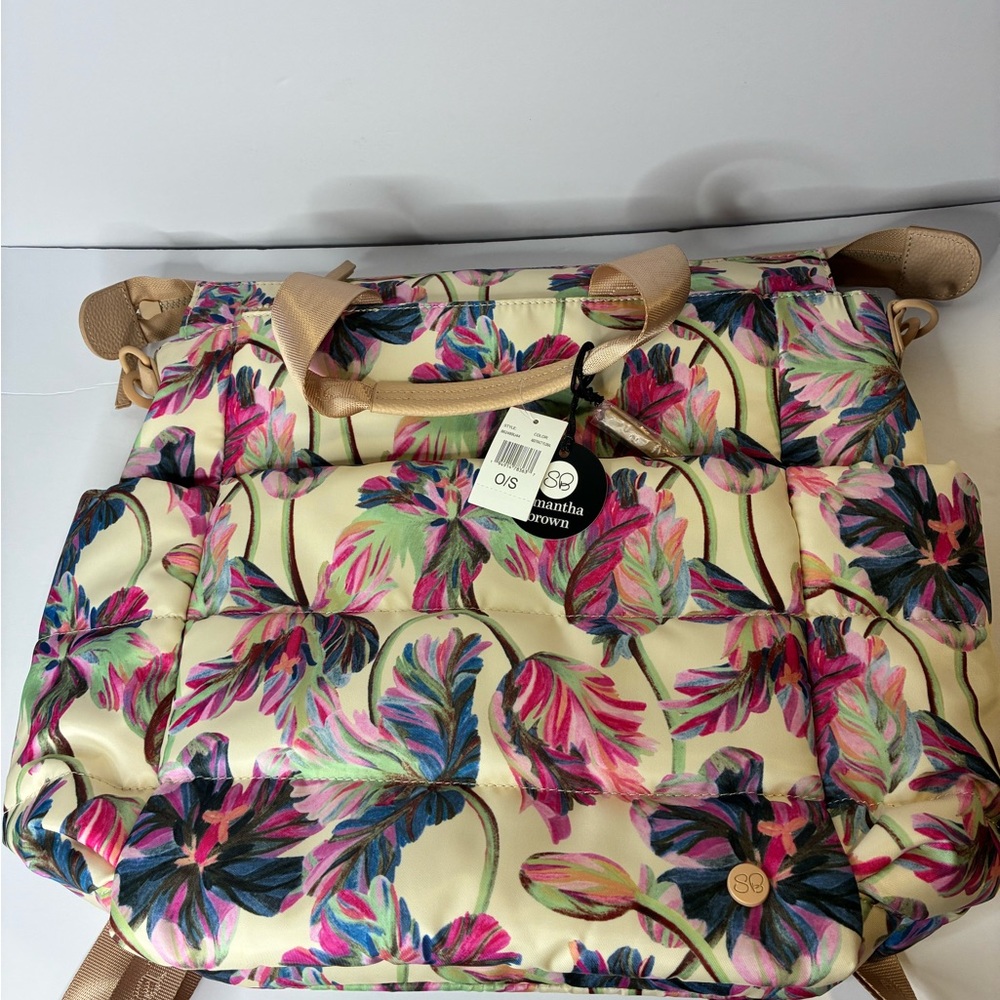 Samantha Brown convertible travel tote